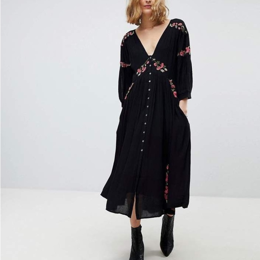 SALE 🌹 NWT Free People day glow dress XS